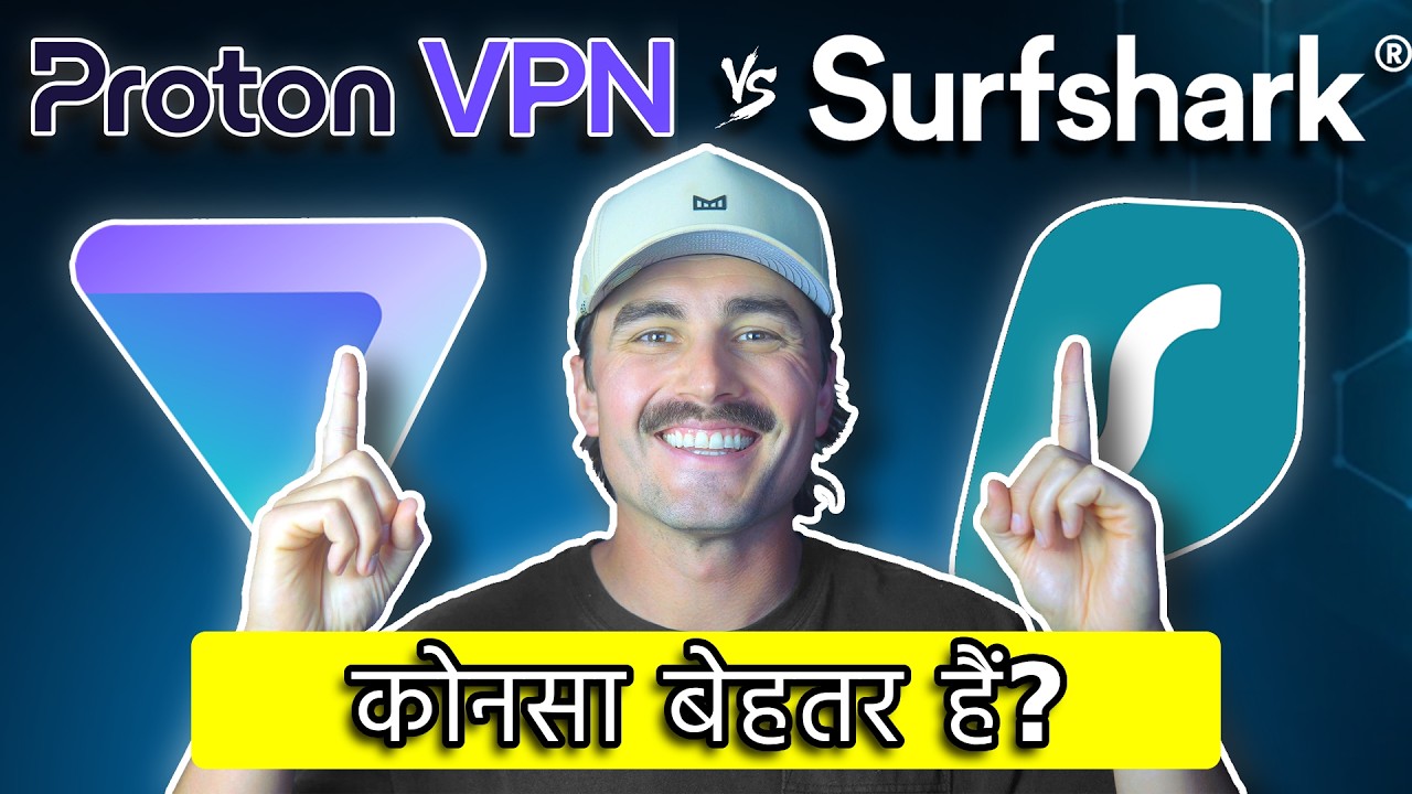 ProtonVPN vs Surfshark Privacy-Focused vs Feature-Packed VPN (Full Comparison) (in Hindi)