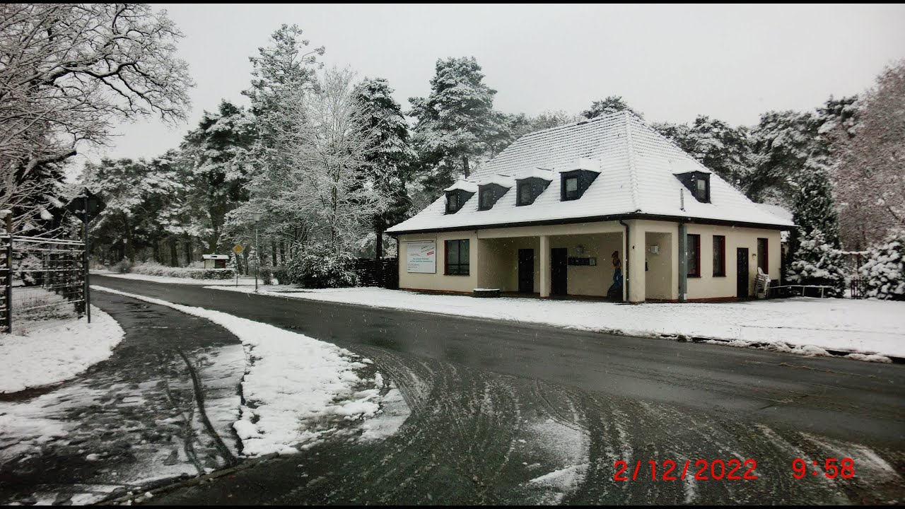 Altes Lager. Четвертый городок,по Каstanienallee к ангарам аэродрома, КПП лётчиков 2.12.2022