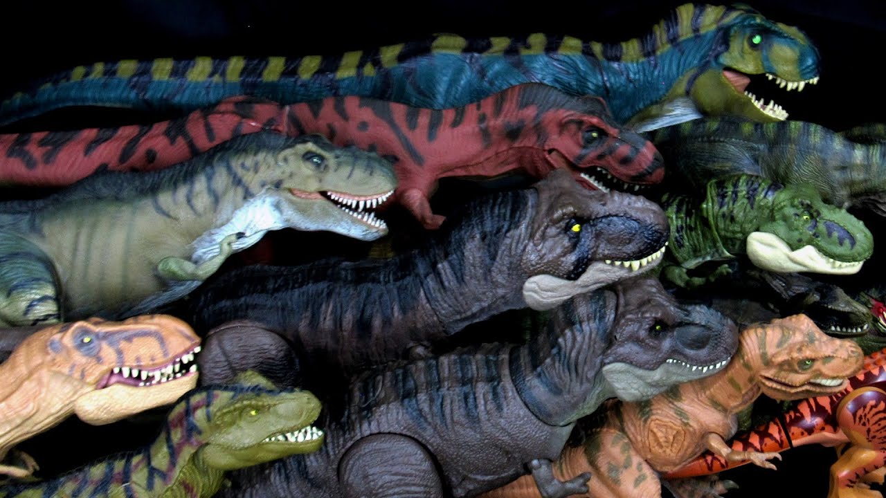 Jurassic Park T Rex Figure Toy Collection 1993-2025