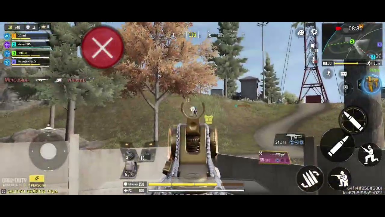 15 bajas jugando con ramdons en mapa krai de call of duty Mobile ( final inesperado) 