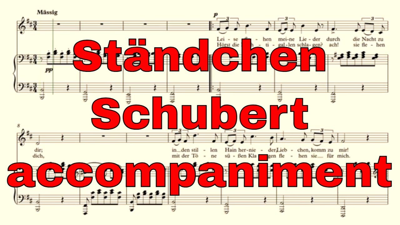 Ständchen - Schubert - accompaniment B minor - Ständchen accompaniment B minor