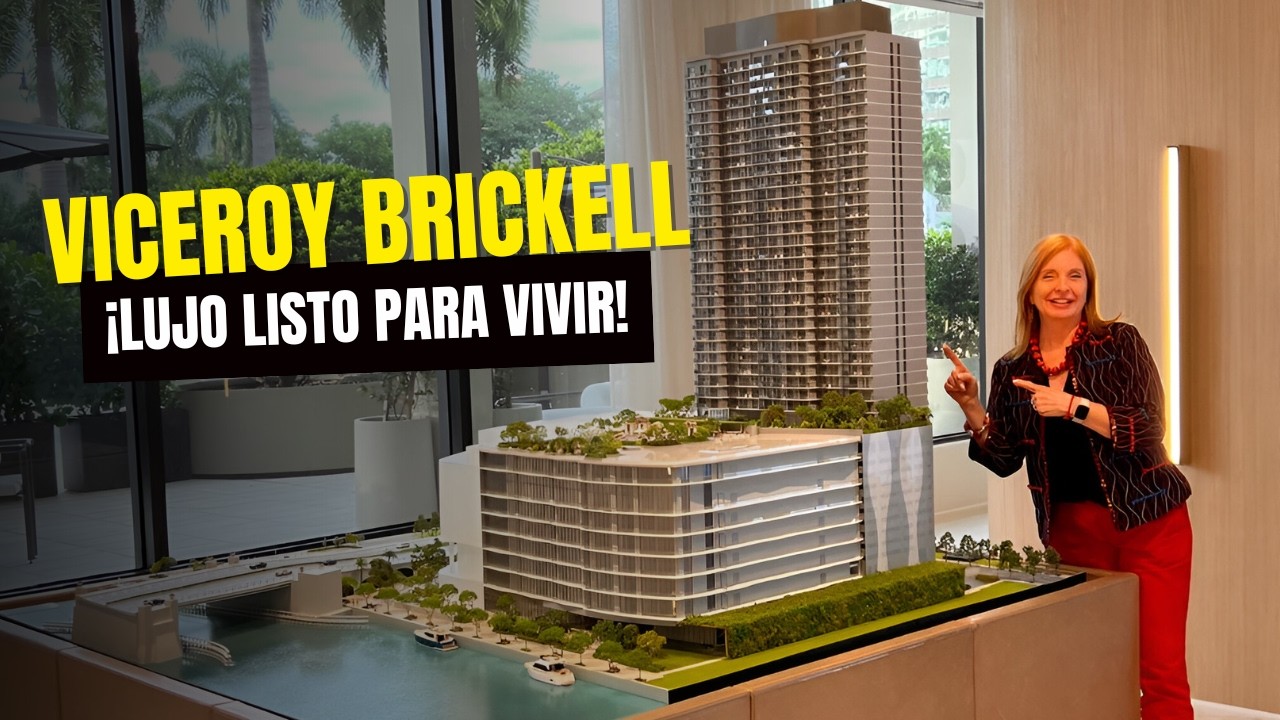 Viceroy Brickell Residences Miami 🏙️ | Lujo, ubicación y rentabilidad frente al río | Tour con Gigi