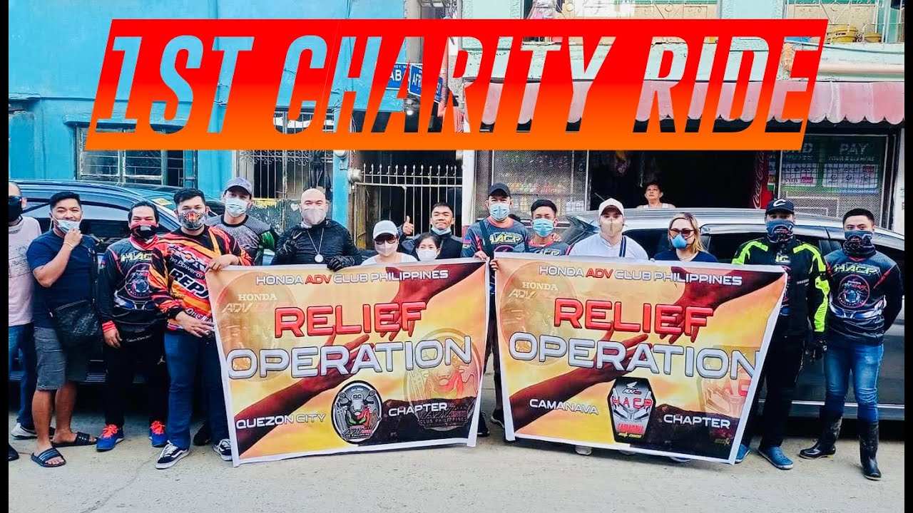 Honda ADV150 Team QC and Team CAMANAVA 1st Charity Ride | Bangon Marikina