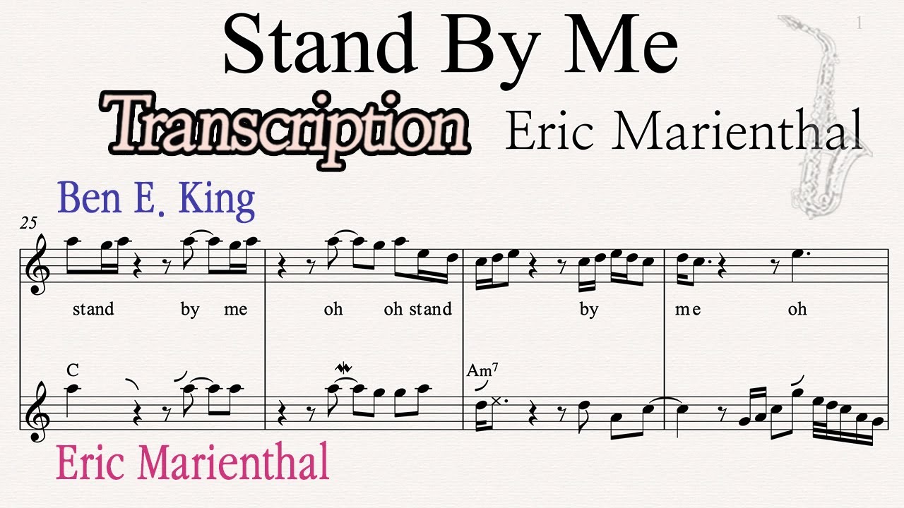 Stand By Me - Eric Marienthal (Transcription)