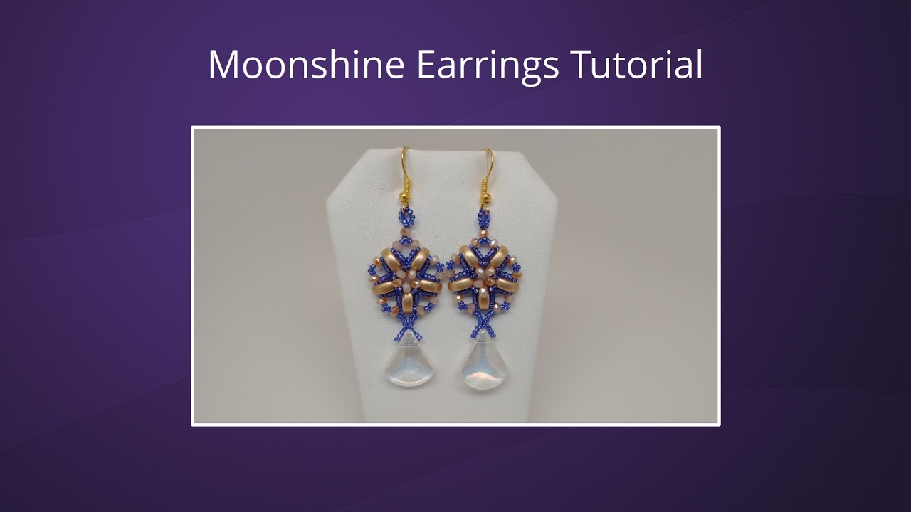 Moonshine Earrings Tutorial | I'm back!