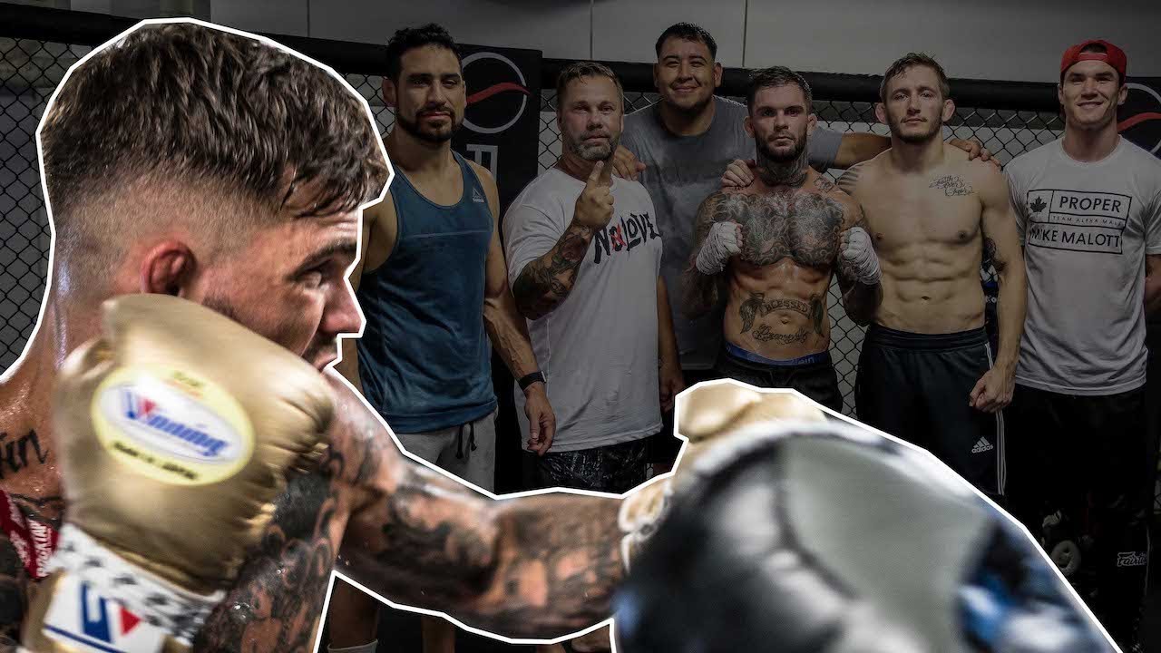 UFC227 NoLove Camp Ep9 : Fight simulation - Training - Q and A + Plus intense grappling match