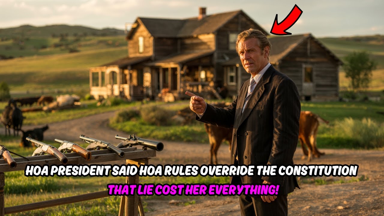 HOA President BANS Gun Ownership In My Ranch! Claims 2nd Amendment Is Invalid In HOA & Took My Guns!