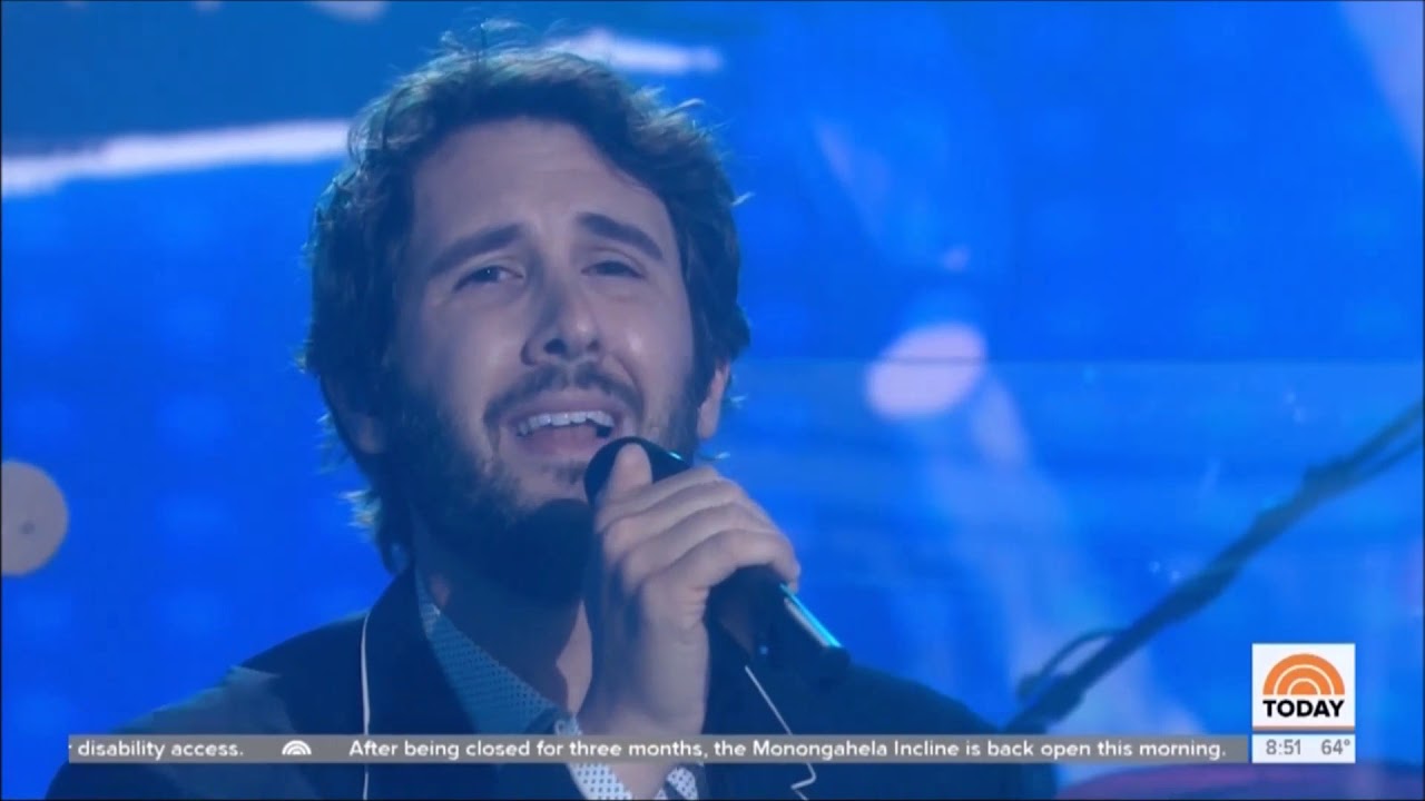 Josh Groban sings 