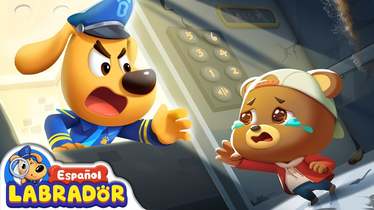 🔍Sheriff Labrador - NO Juegues en el Elevator  | EP 38 | Videos de Niños | BabyBus en Español