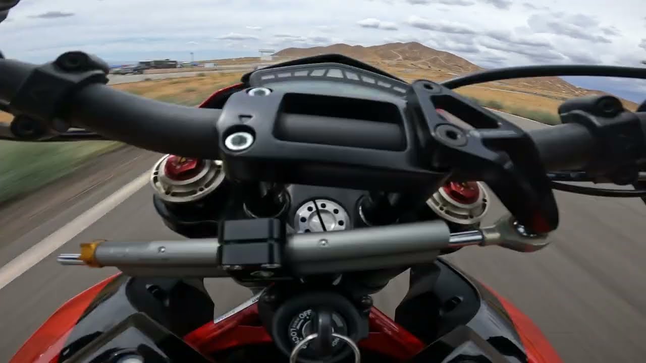 Ducati Hypermotard 1100 Rips Mini Moto Track Day 🏁