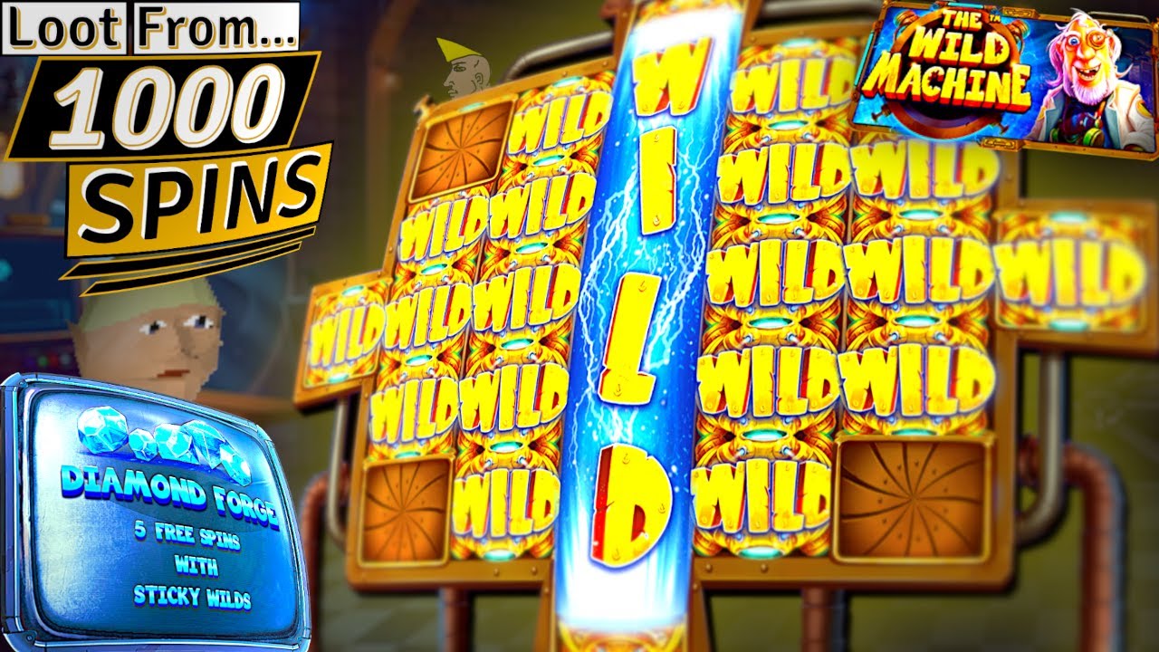 Will 1000 SPINS On THE WILD MACHINE PAY?! | Loot From 1000 Spins (RAW)