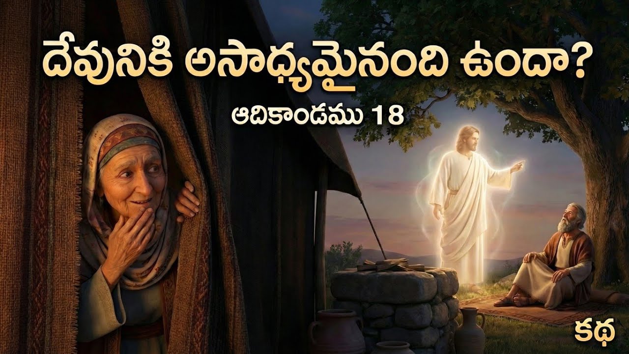 దేవునికి అసాధ్యమేమైనా ఉందా?” | ఆదికాండము 18 | Animated Bible Story Telugu | Episode 9