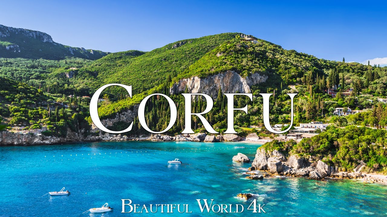 Corfu 4K – Olive Hills and Sapphire Bays on Greece’s Emerald Island – Piano Music