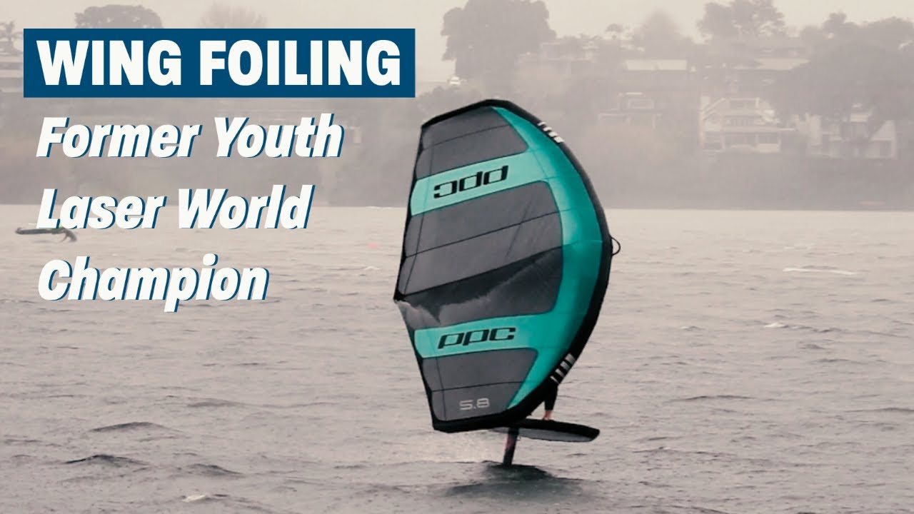 Wing foiling in tricky conditions: former Laser Youth World Champion