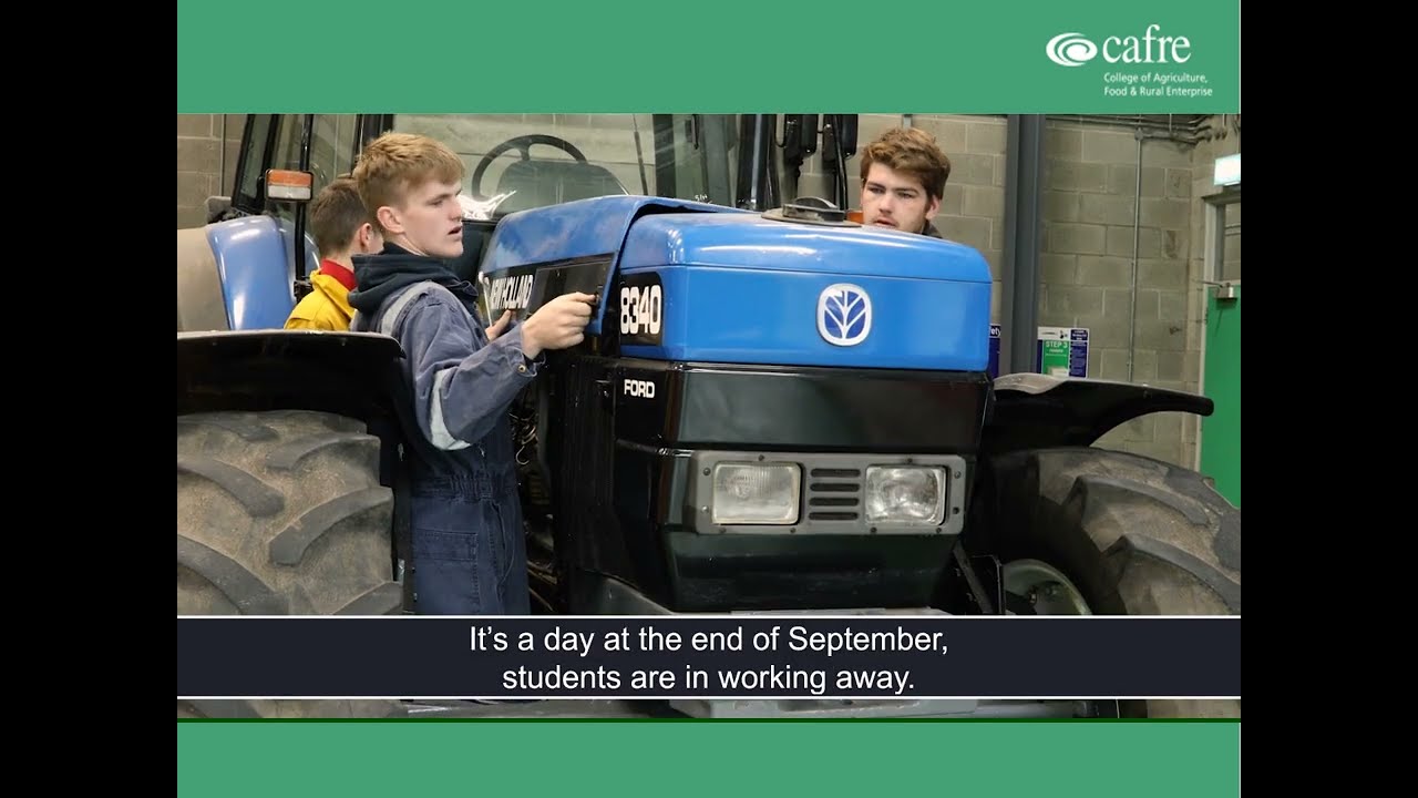 Land-based Engineering course at CAFRE