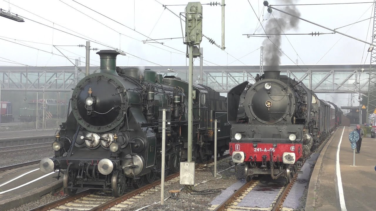 Märklintage 2017 (mit S3/6, 241.A.65 ) | Volldampf rund um Göppingen (HD)