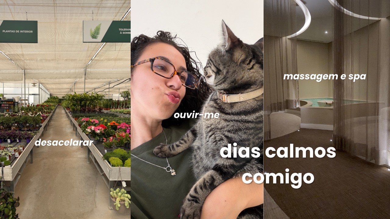 DIAS CALMOS COMIGO | *vlog semanal*, dia de spa, ouvir-me, abrandar o ritmo
