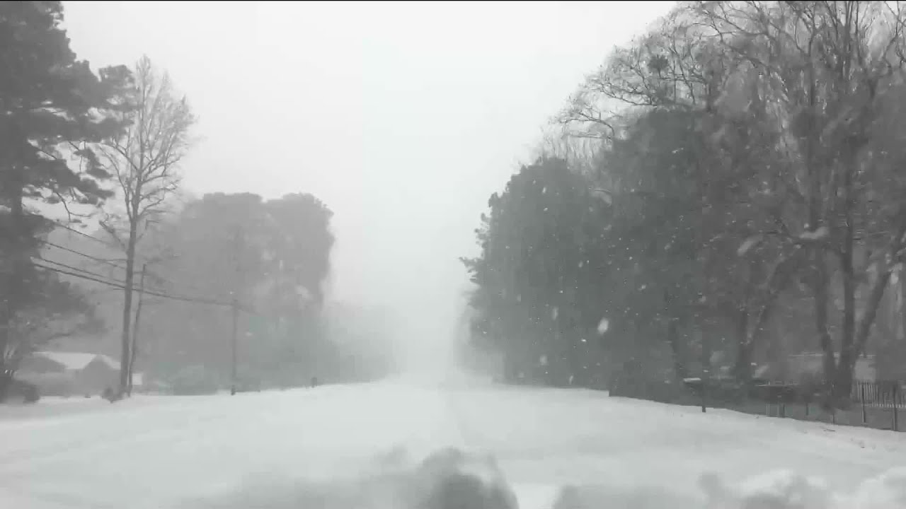 Snow hits the Carolinas as low temps compound power outage woes elsewhere from last weekend's ice