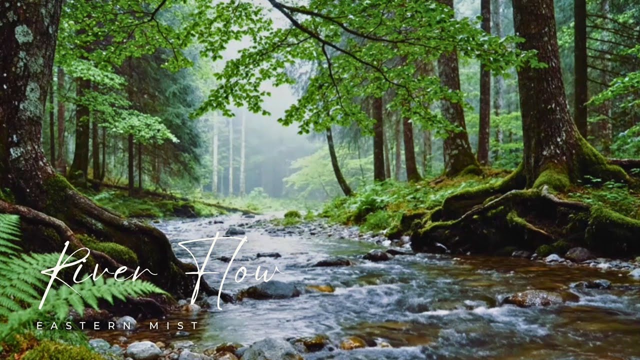 Natural River White Noise for Sleeping | Gentle Stream (2 Hours)