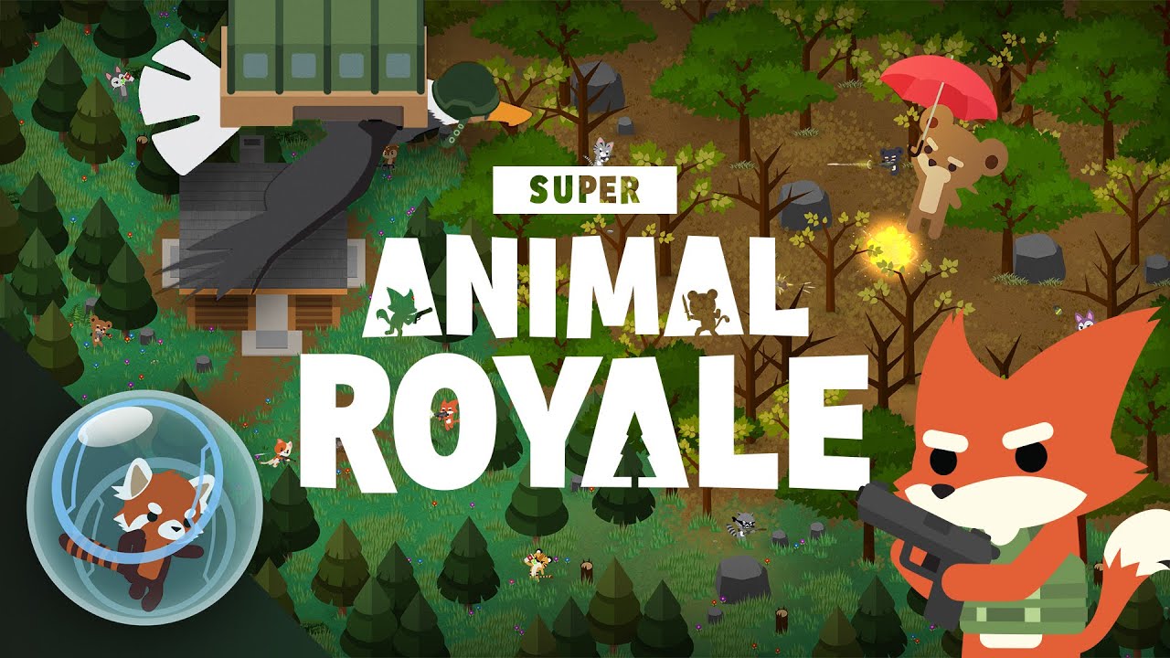 Super Animal Royale Трейлер 2 | 64 очаровательно убийственных животных борются за выживание
