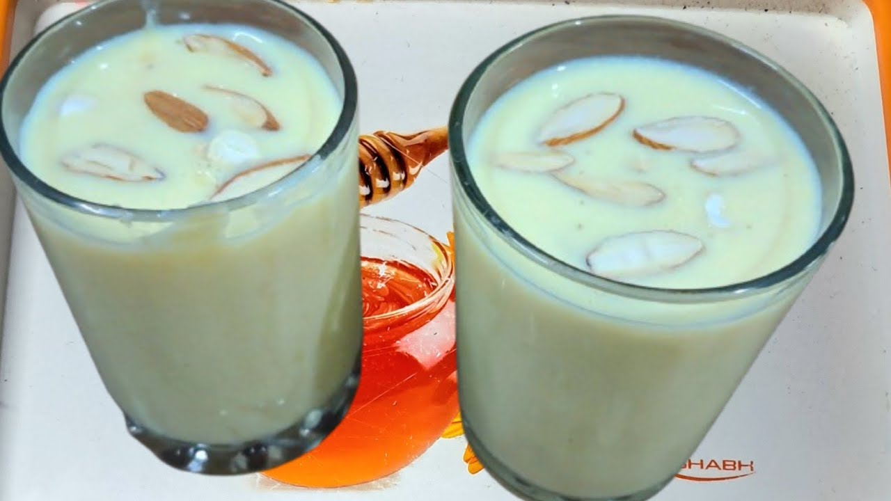घर पर बनाए ये आसान हेल्दी ड्रिंक | हेल्दी एन्ड टेस्टी बादाम शेक | Badam Shake Recipe.