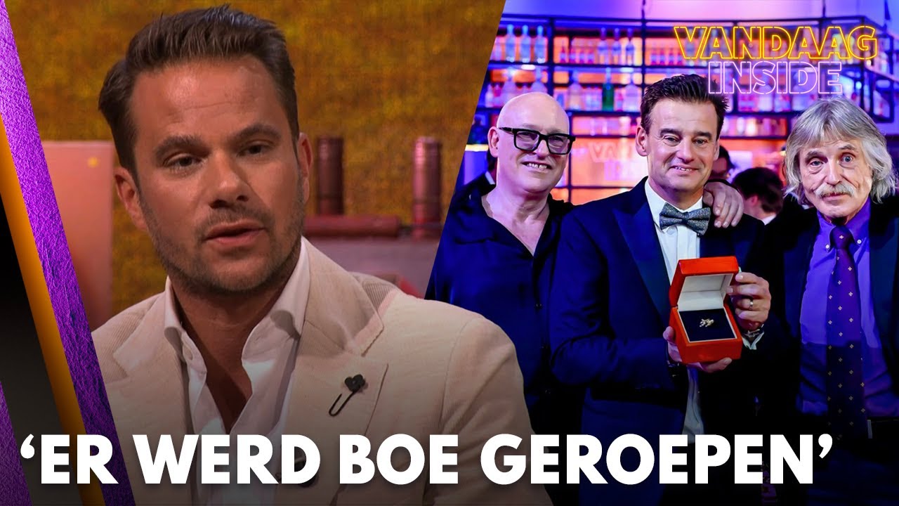 Aran Bade over reactie bij Televizier-Gala op winst Vandaag Inside: 'Er werd boe geroepen'