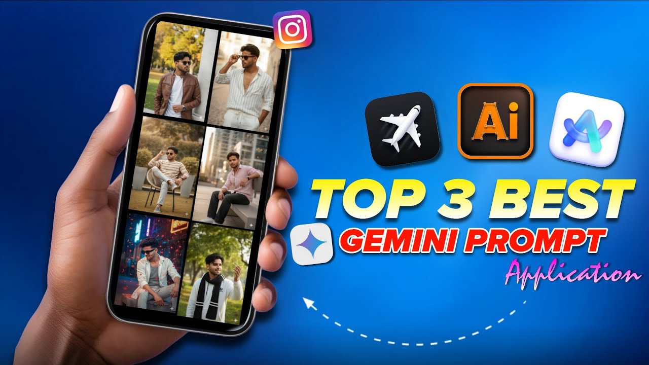 👉 3 Secret Apps For Unlimited Gemini Photo Prompts 😱 | Instagram Trending AI Photo Editing 2026