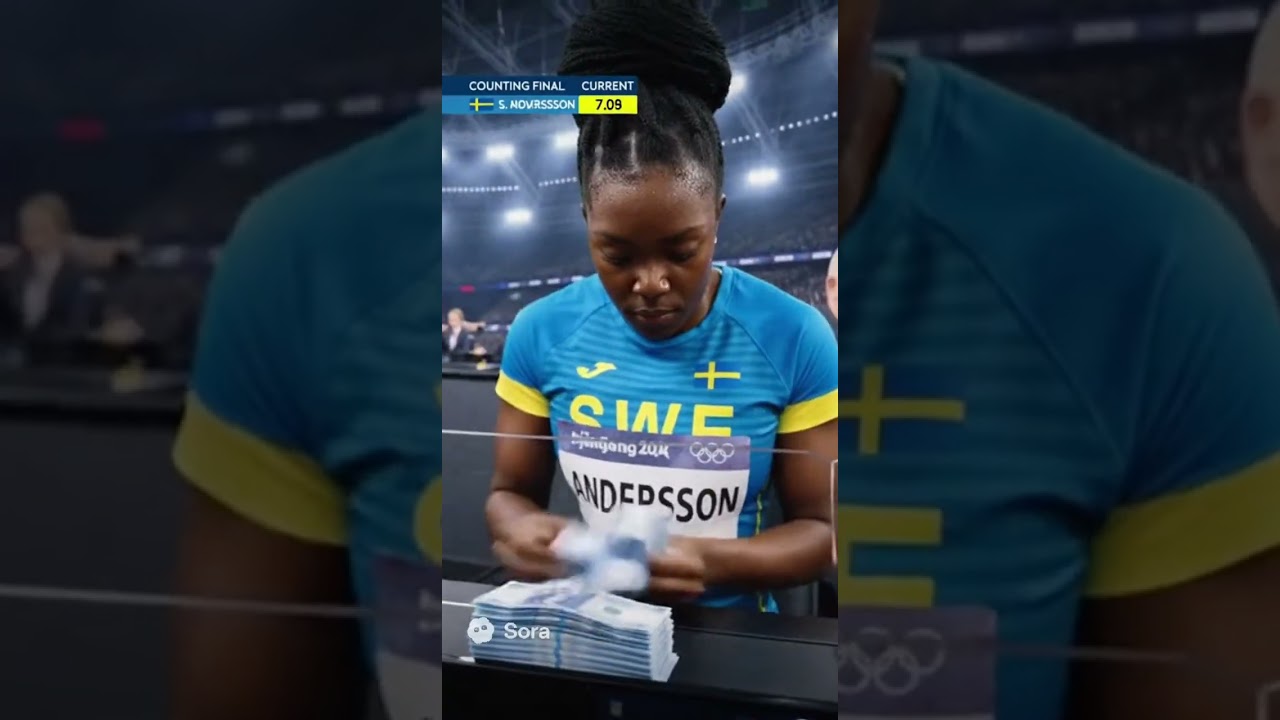 Olympic Money Counting Finals &mdash; Who&rsquo;s the Fastest? #olympics #funny #foryou