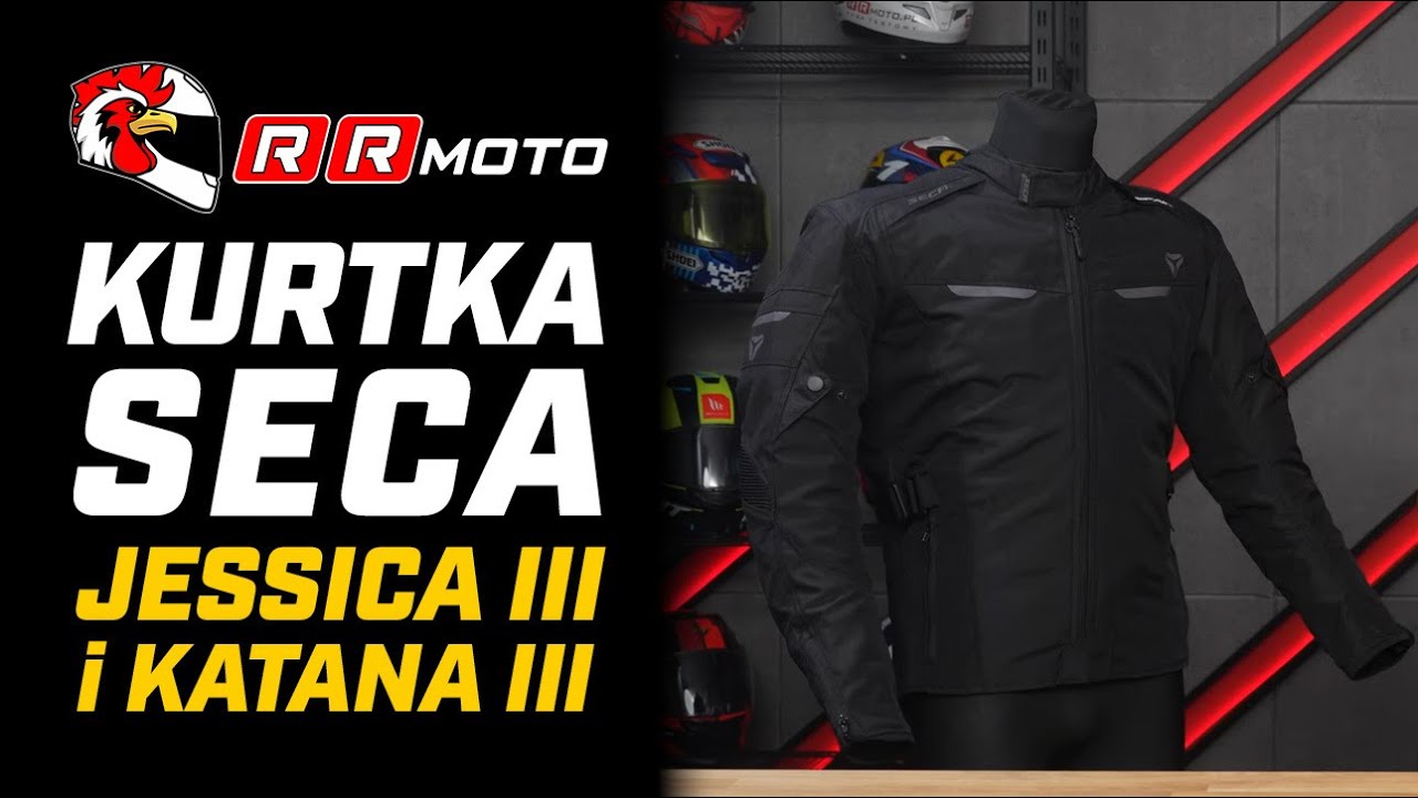 SECA KATANA III i SECA JESSICA III - miejskie kurtki motocyklowe