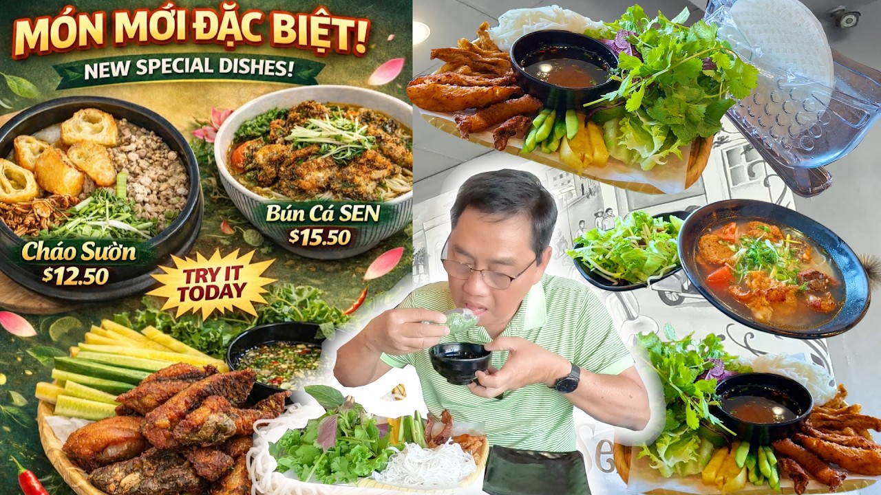 Tung chiêu độc, Nhà hàng thu hút khách ngay ngày đầu tung ra 3 món mới đậm đà hương vị miền Bắc, Sen
