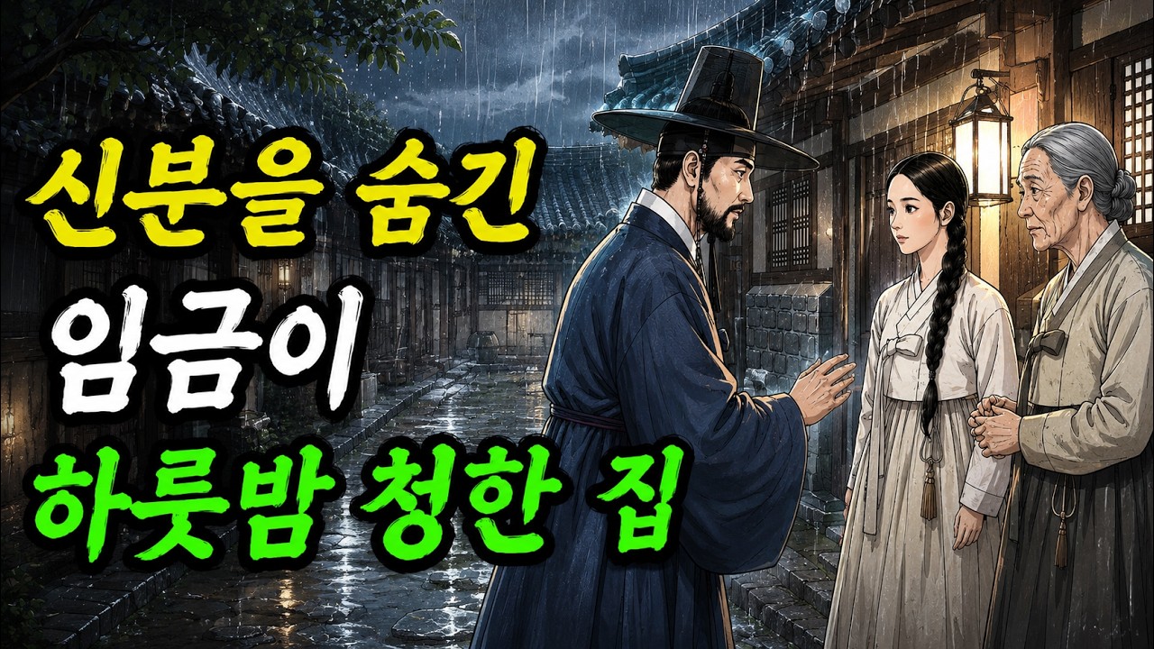신분을 숨긴 임금이 하룻밤 청한 집  [야담·민담·전래·설화·전설·옛날이야기]