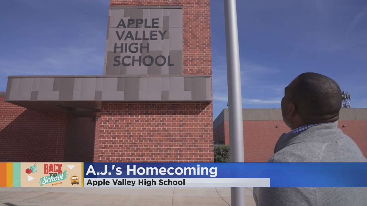 A.J. returns to Apple Valley High School