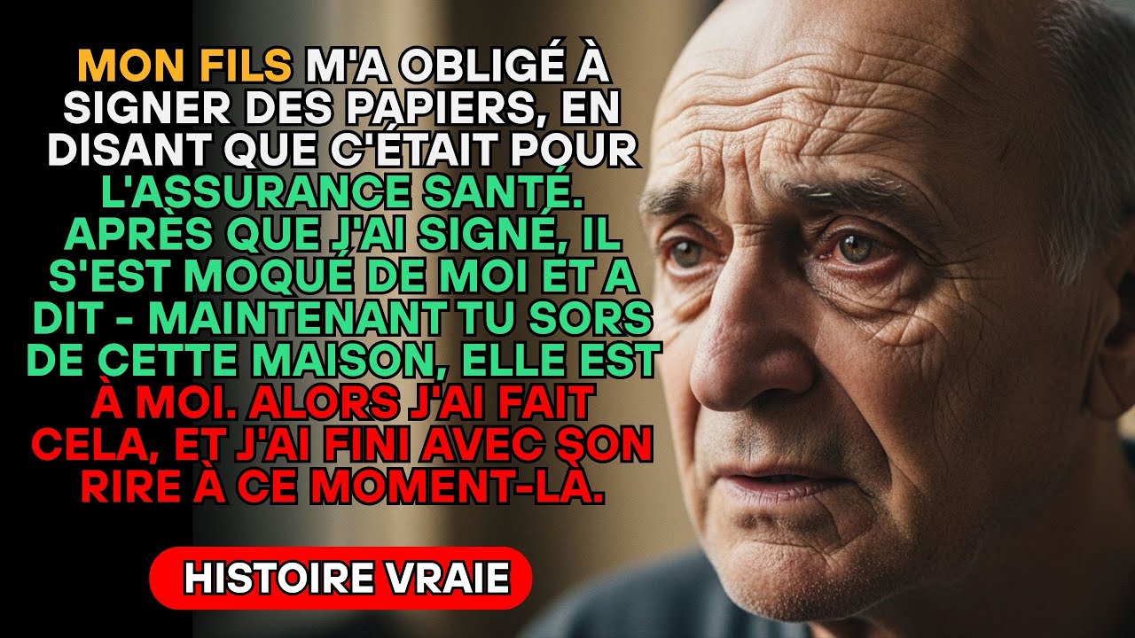 MON FILS M'A TROMPÉ, A VOLÉ MA MAISON ET A RI DE MOI, ALORS J'AI FAIT QUELQUE CHOSE QUI...