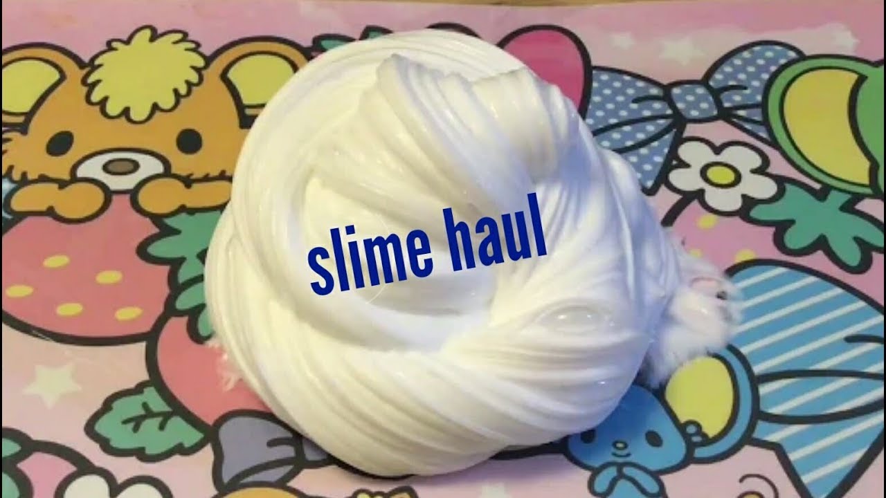 (Rainbow Banana)😁😁No squishy 西九slime haul 買咗二百幾蚊 part2