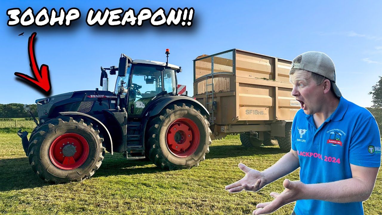 WE ARE GOING!!! SILAGE MAKING IN AN ABSOLUTE MONSTER!!