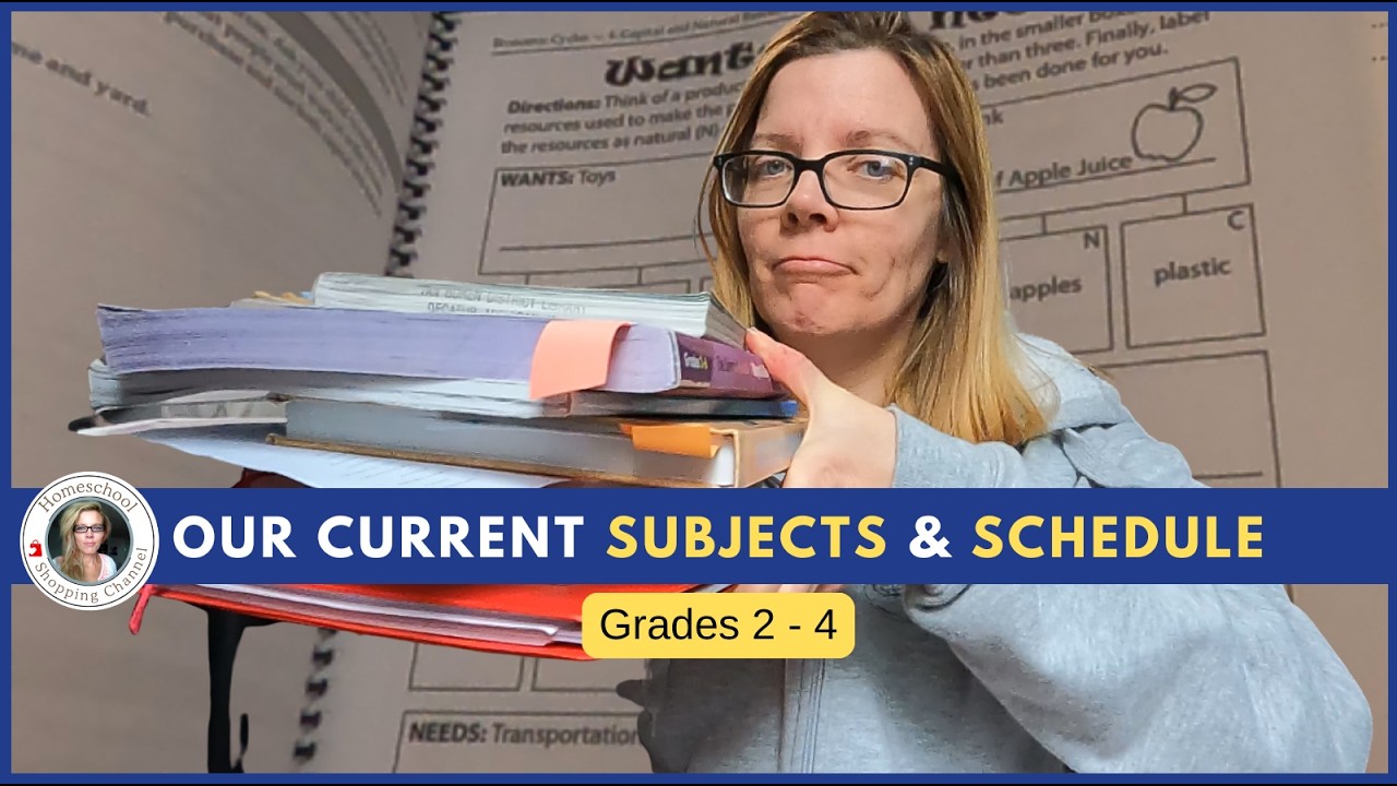 Grades 2-4 Materials We're Using Right Now // Homeschool Curriculum For 2026 2027