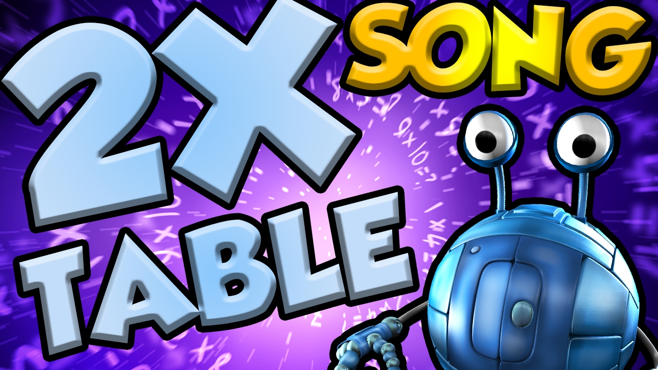 2 TIMES TABLE SONG - 2x TABLE ADVENTURE