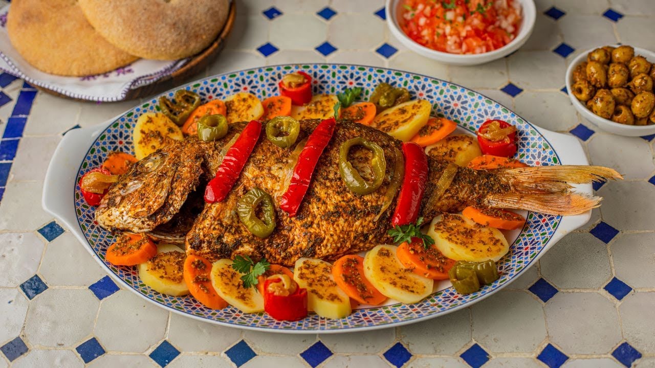 [ENG] Healthy & Delicious: Moroccan Baked Fish with Veggies | Flavors of Morocco