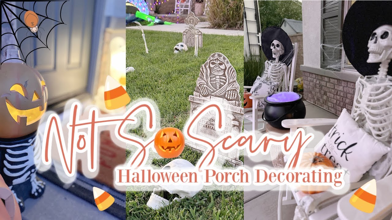 *NEW* Not So Scary Halloween Front Porch! Family friendly with a touch of spooky!