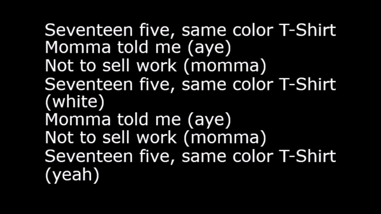 Migos - T-Shirt [Official Lyrics]