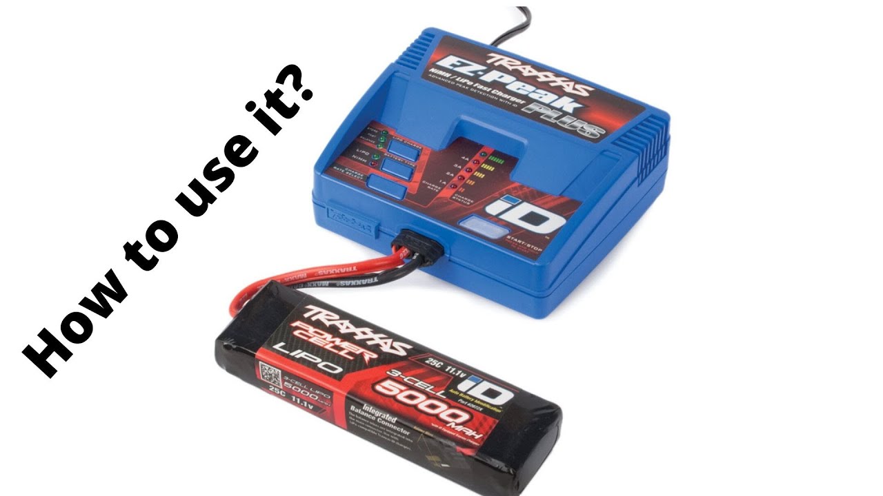 How to use the TRAXXAS EZ-PEAK Charger.