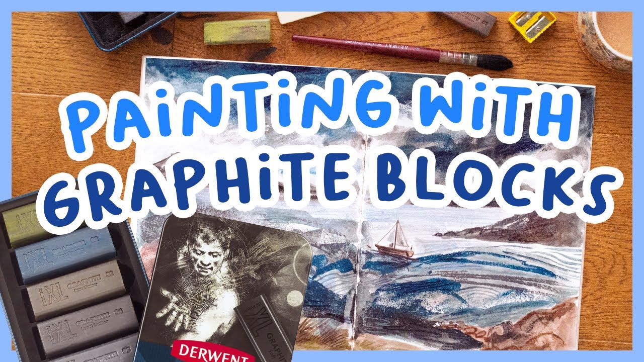 Reviewing & testing Derwent XL Graphite Blocks!