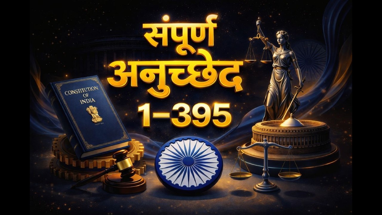 Indian Constitution Complete Articles 1–395 | SSC 2026 | Dishant SSC
