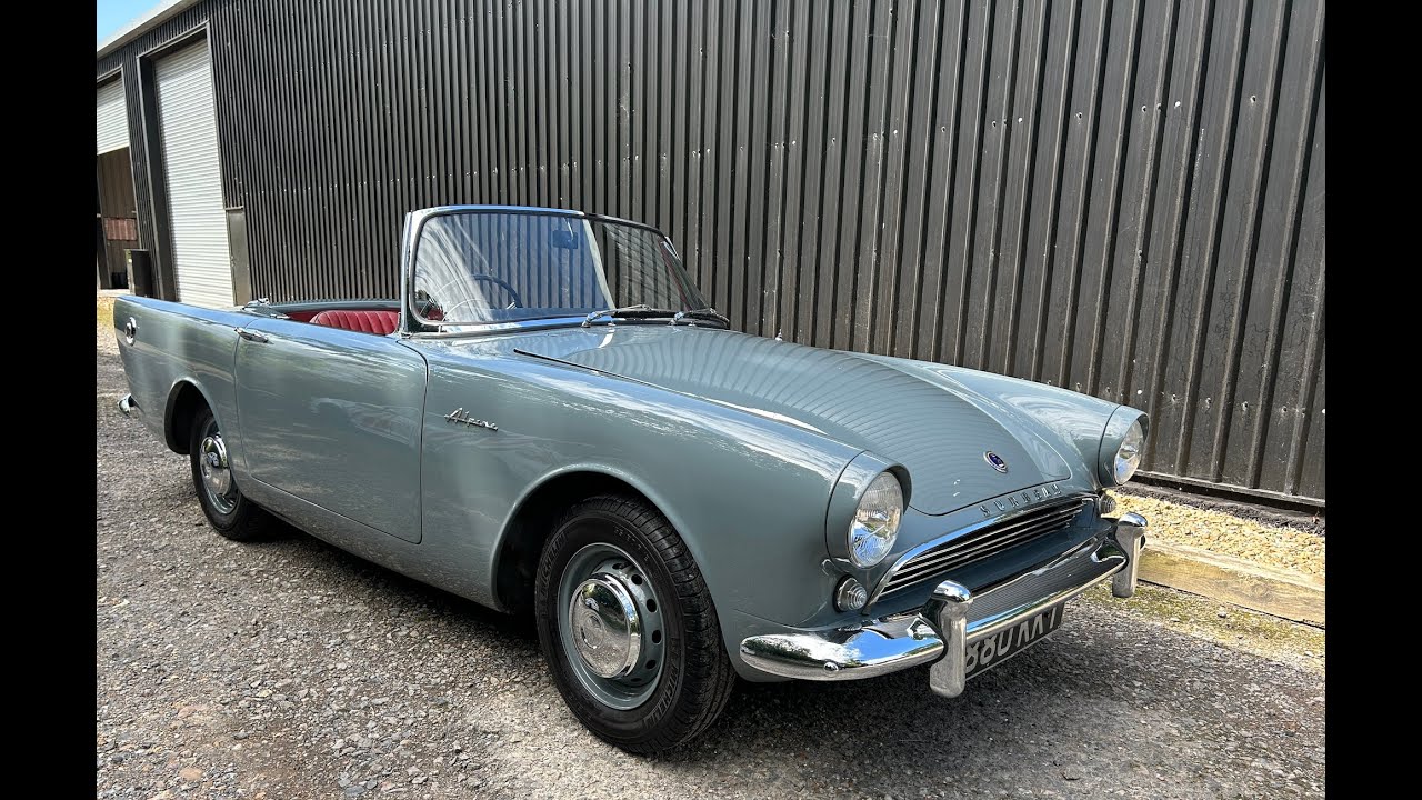 1960 Sunbeam Alpine Series 1 offered now sold with Robin Lawton Vintage & Classic Cars