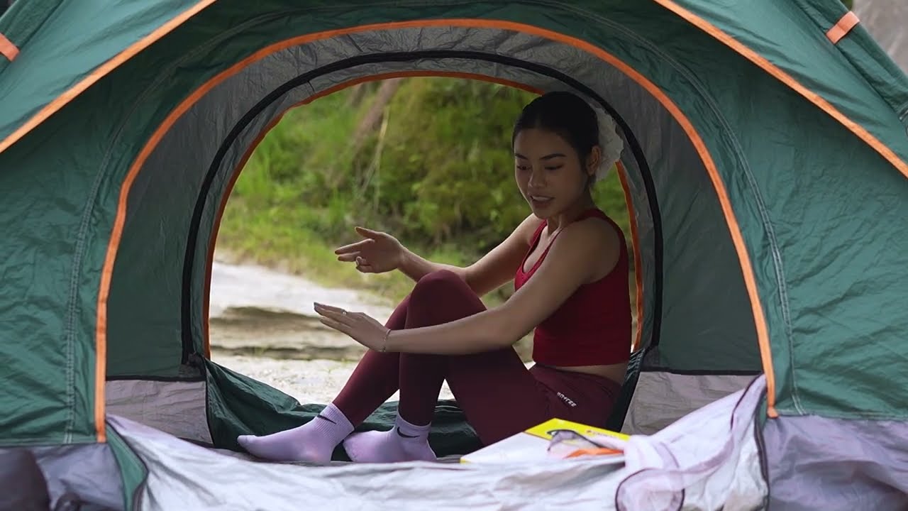 Solo Camping Deep in the Forest by a Beautiful Creek | 2 Days of Pure Relaxation!
