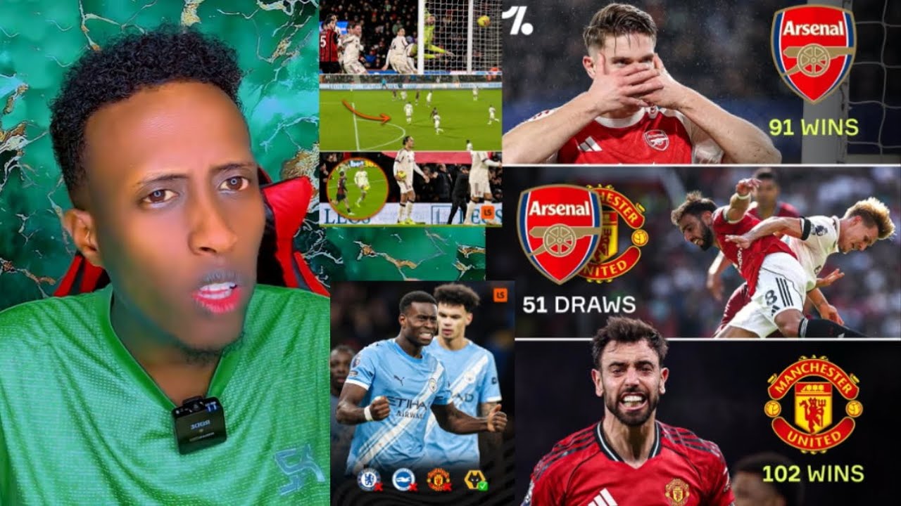 Kulanka Weyn Arsenal 🆚 Man United, Fashilkii Van Dijk & Guehi Oo Adkeeyay Daafaca Man City