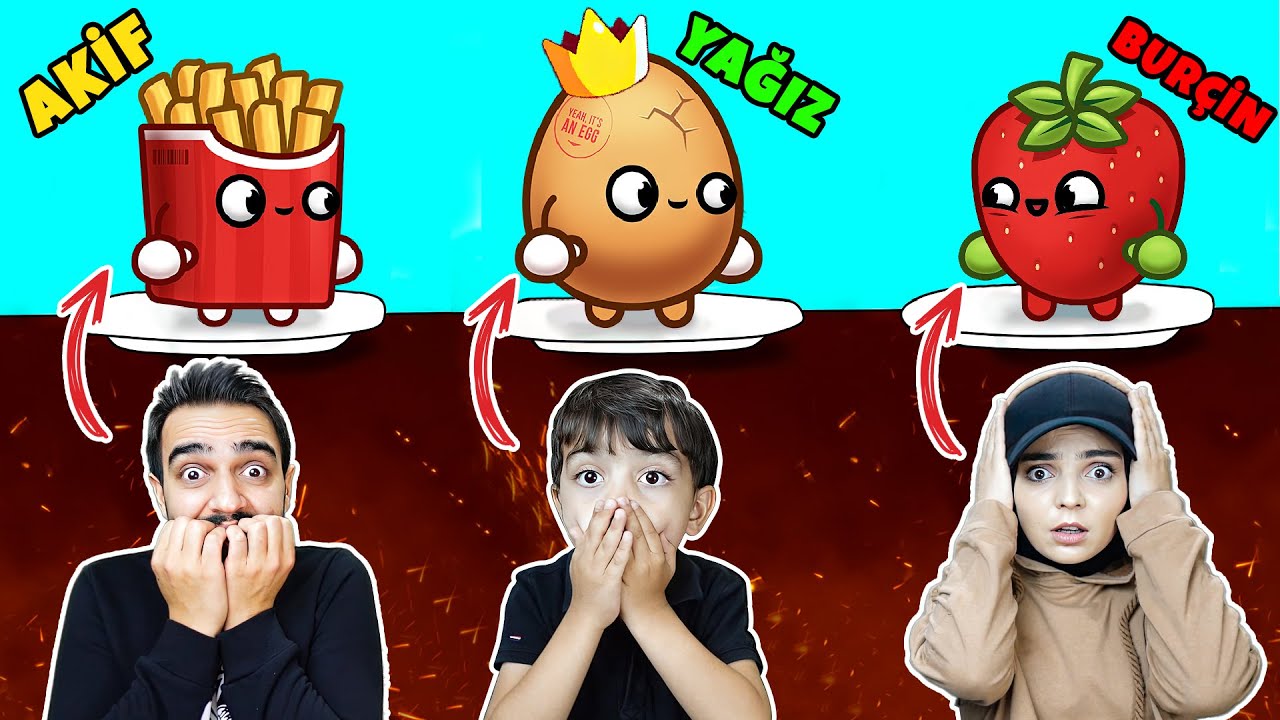 EN İYİ OYNAYAN YİYECEK OYUNU KAZANIR !! 😱 Ultra Foodmess