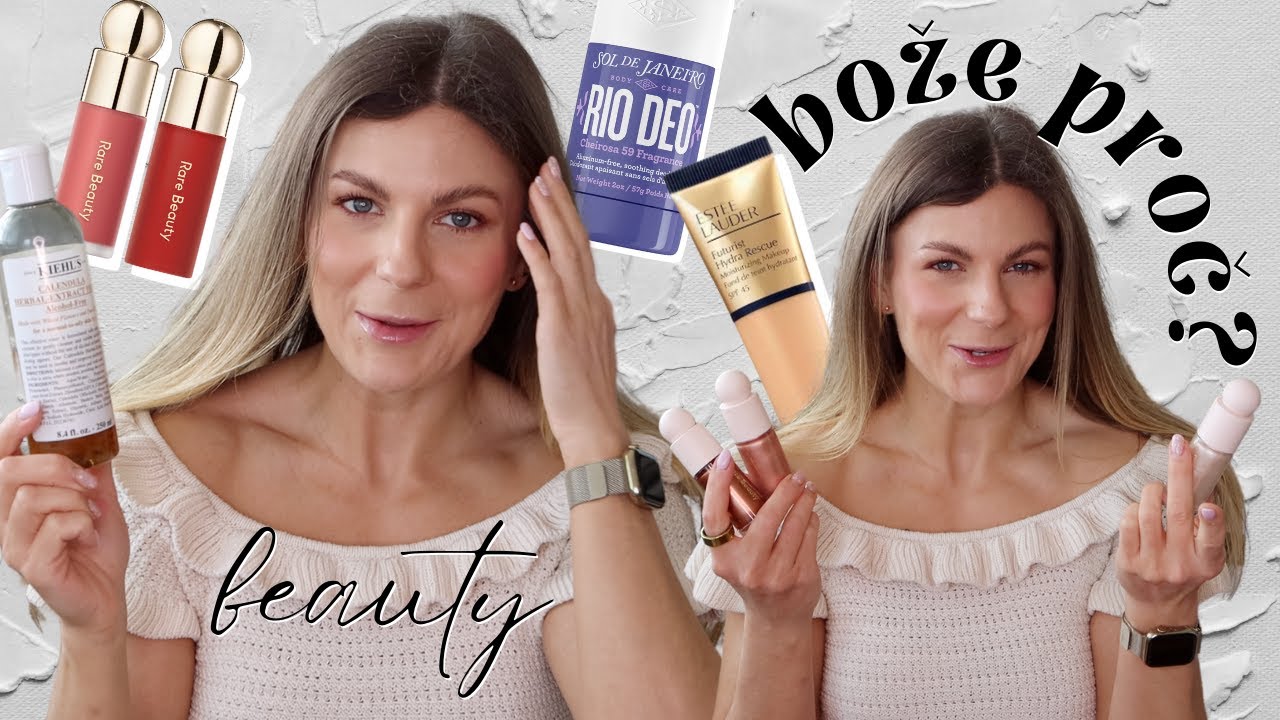 Trendy kosmetika! 💸 Stojí za to? Rare beauty kontury, tvářenky, skincare, top hydratační makeup! ❤️