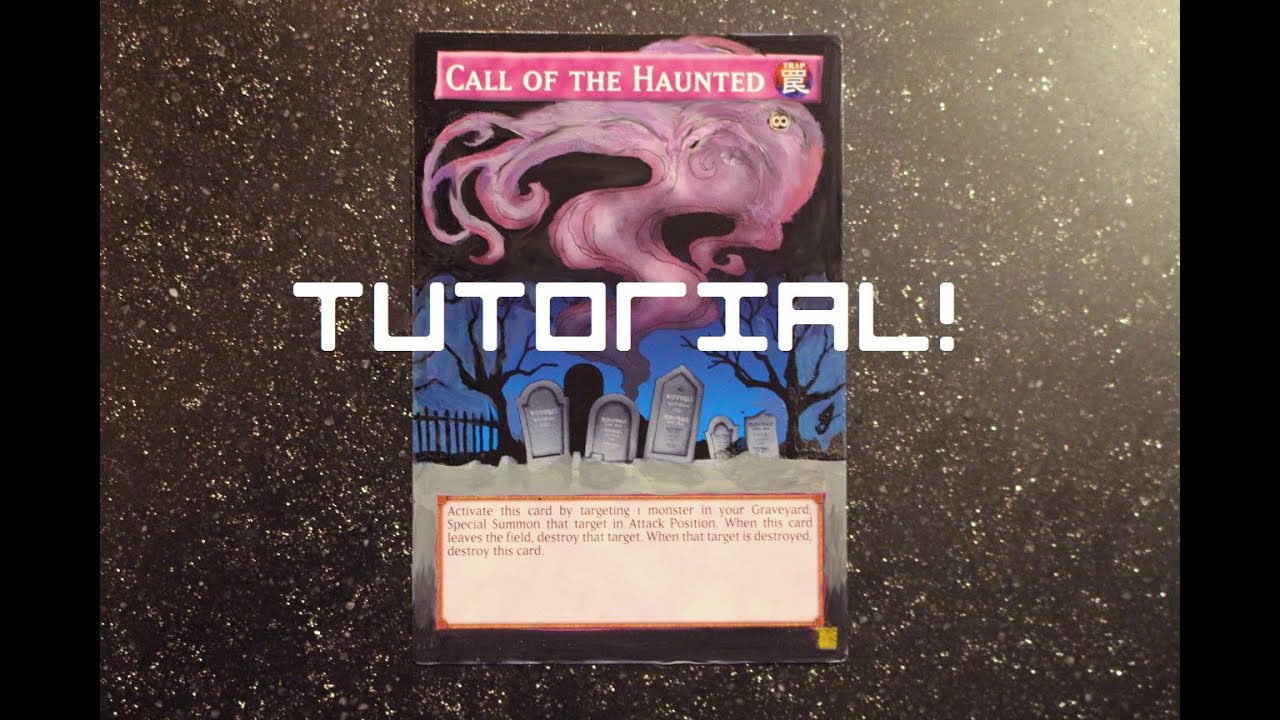 Yu-Gi-Oh! Full-Art Card Painting Tutorial: Call of the Haunted