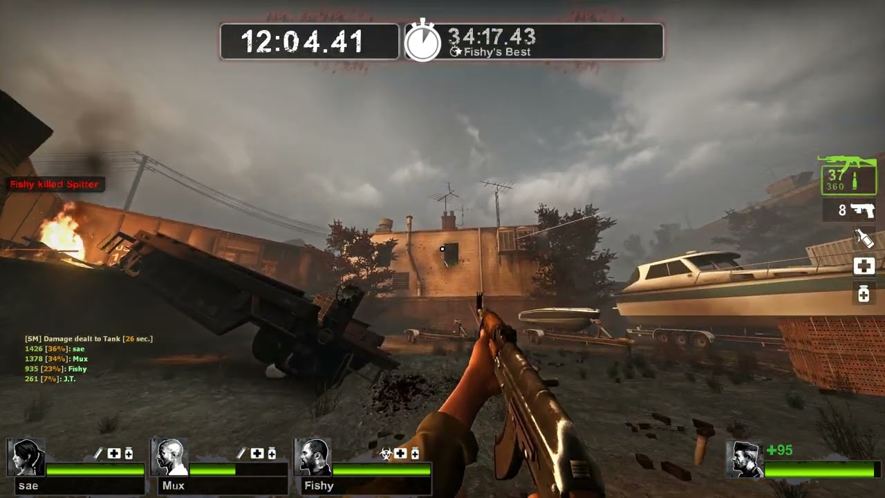 LEFT 4 DEAD 2 SURVIVAL SACRIFICE TRAIN CAR 43.12.80